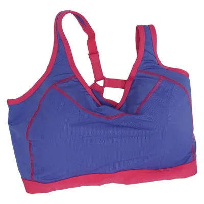 Sport-BH (Blå, Rosa) från Mariemeili Elastan, Polyamid, Polyester