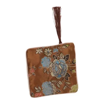 Clutch bag (Brown, Multicolored)