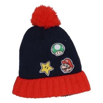 Pompon muts (Blauw, Rood, Meerkleurig) van Nintendo Acryl, Polyester