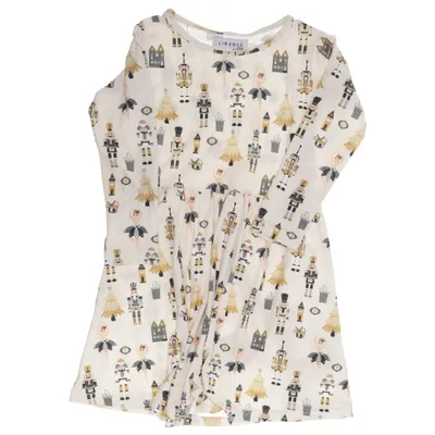 Julkläder (ALMA LS BABYDALL DRESS (KIDS)) från Liberté Ami Elastan, Polyester