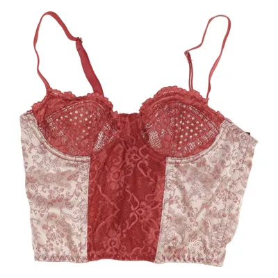Bustier (Rød, Beige) fra Urban Outfitters