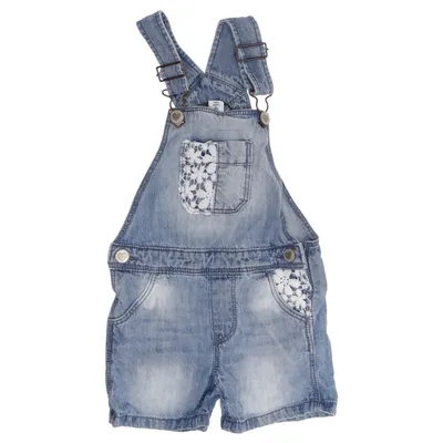 Hängselshorts (Blå) från Dopo Dopo Baby Bomull