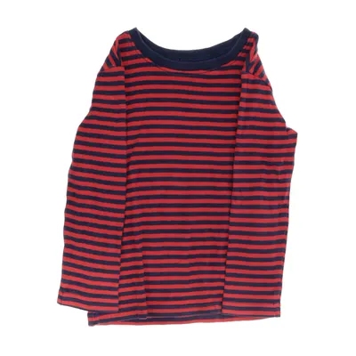 Långärmad t-shirt (Röd, Blå) från H&M Basic Bomull