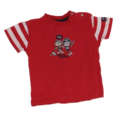 T-shirt (Rød, Hvid) fra Salt and Pepper Bomuld