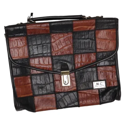 Briefcase (Black, Brown) from Marc Chantal