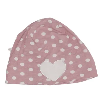 Beanie (Pink, White) from Sterntaler Cotton, Elastane