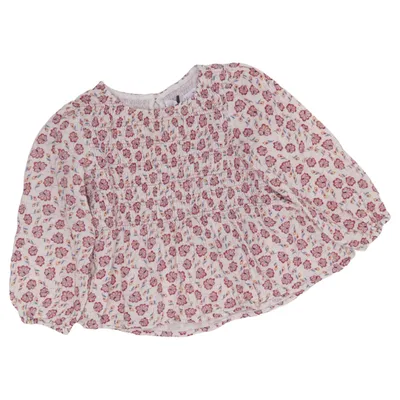 Bluse (Hvid, Flerfarvet) fra Zara Bomuld