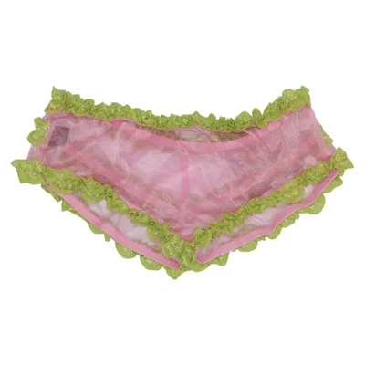 Culotte (Rose, Vert) de Coquette Polyamide