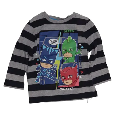 Lange mouwen shirt (Blauw, Grijs, Meerkleurig) van PJ Masks Katoen, Polyester
