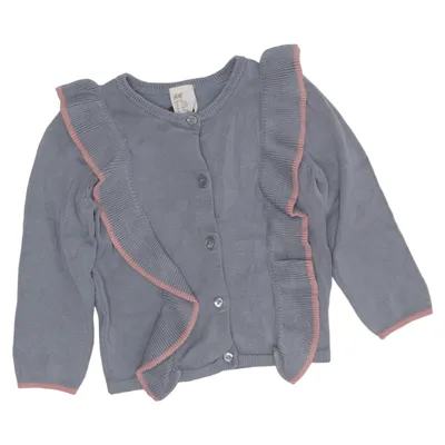 Cardigan (Bleu) de H&M Baby Viscose, Polyamide