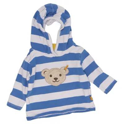Kapuzenpullover (Blau, Weiß) von Steiff Baumwolle, Elasthan