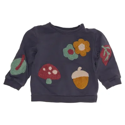 Sweatshirt (Blå, Flerfarvet) fra Ergee Bomuld