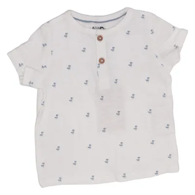 T-shirt (White, Blue) from Kiabi Organic cotton