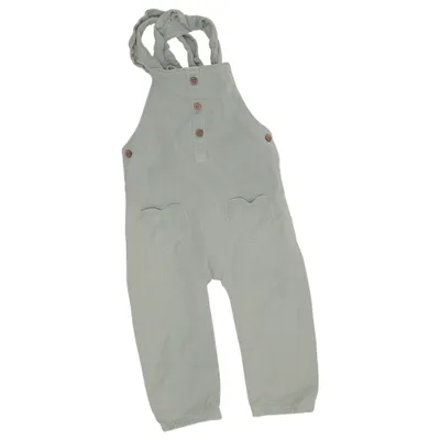 Dungarees (Green) from Topomini Cotton, Lyocell