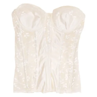 Bustier (White) from Carnival Elastane, Polyamide, Polyester, Viscose