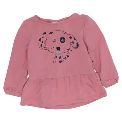 Sweatshirt (Pink) from Name It Elastane, Organic cotton
