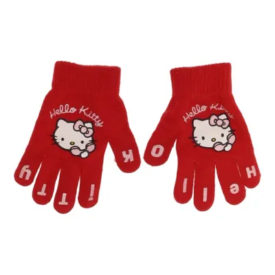 Handskar (Röd) från Hello Kitty by Sanrio Akryl, Elastan