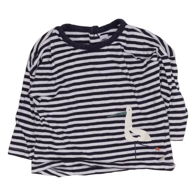 T-shirt à manches longues (Bleu, Blanc) de Cadet Rousselle Coton