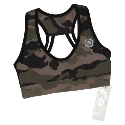 Brassière (Vert, Noir) de Body Engineers Élasthane, Polyamide