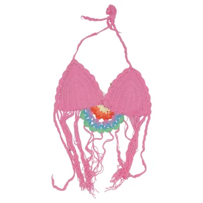 Bikini top (Pink, Multicolored) from Extre Elastane, Polyamide