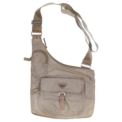 Axelremsväska (Beige) från Prada