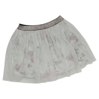Tulle skirt (White, Multicolored) from Baker by Ted Baker Cotton, Elastane, Polyester