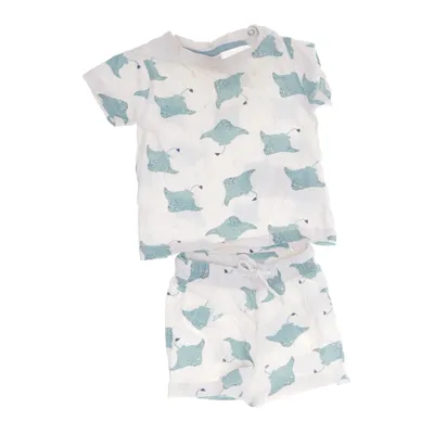 Set (Vit, Blå) från Ergee Bomull