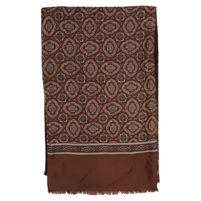 Scarf (Brun) från Luciano Silke, Ull