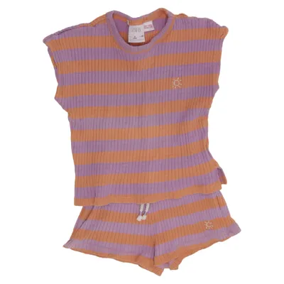 Sæt (Lilla, Orange) fra Zara Bomuld, Elastan
