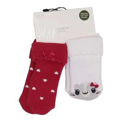 Socks (Red, White, Multicolored) from H&M