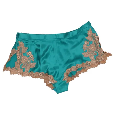 Slip (Blauw, Goud) van La Perla Katoen, Nylon, Polyester, Zijde, Viscose