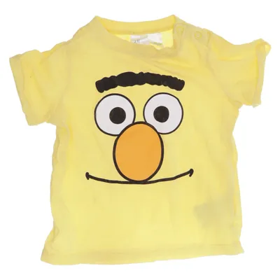 T-shirt (Gul, Svart, Vit) från Sesame Street x H&M Bomull