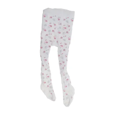 Strumpbyxor (Vit, Rosa, Silverfärgad) från NKD Bomull, Elastan, Metallfiber, Polyamid