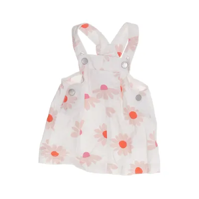 Hängselklänning (Vit, Flerfärgad) från Hema