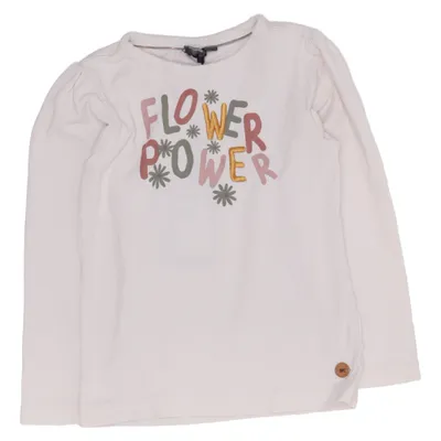 Langærmet t-shirt (Hvid) fra Babyface Bomuld, Elastan