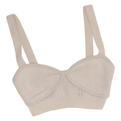Bustier (White) from Self-Portrait Cotton, Polyamide, Polyester, Viscose, Wool