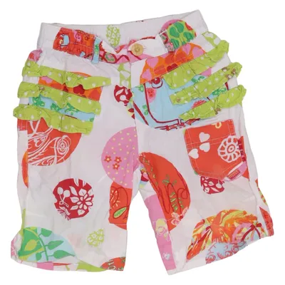 Pants (White, Multicolored) from Oilily Cotton