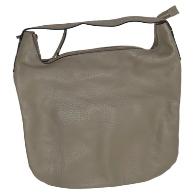 Skuldertaske (Grå) Læder, Polyester