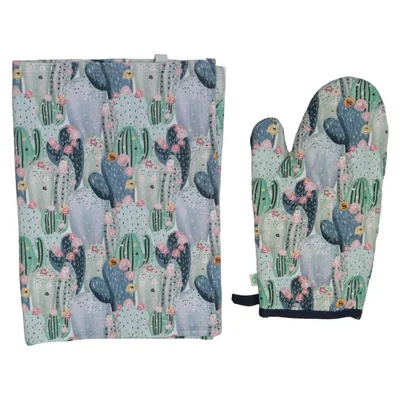 Oven mitts (Blue, Green, Multicolored) from Dedoles Cotton