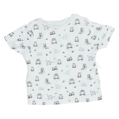 T-shirt (Vit, Flerfärgad) från Bout'chou Bomull