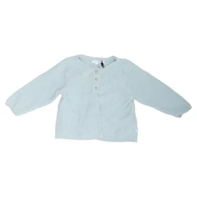 Strickjacke (Blau) von Obaïbi Baumwolle, Polyamid
