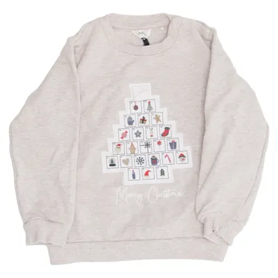 Pull de Noël (Gris) de Minymo Coton, Élasthane, Polyester