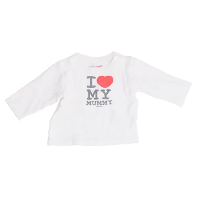 T-shirt à manches longues (Blanc) de Bornino Coton