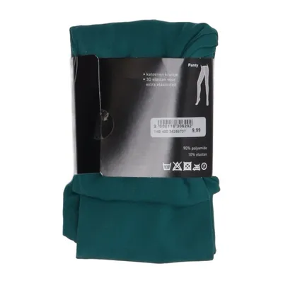 Nylon tights (Green) from V&D Cotton, Elastane, Polyamide