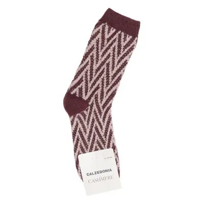 Chaussettes tricotées (Ch-Ds Bordeaux) de Calzedonia Cachemire, Élasthane, Fibre métallique, Polyamide, Viscose, Laine