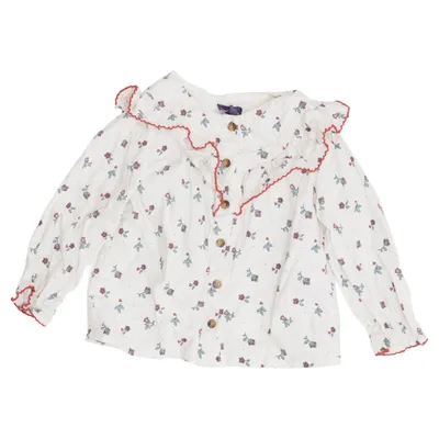 Blouse (Wit, Rood, Blauw) van Sergent Major Katoen