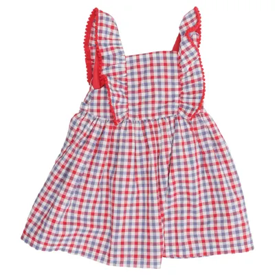 Robe (Rouge, Bleu, Blanc) de Rare Editions Coton, Polyester