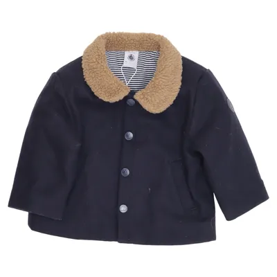Jacka (Blå, Brun) från Petit Bateau Polyamid, Polyester, Ull