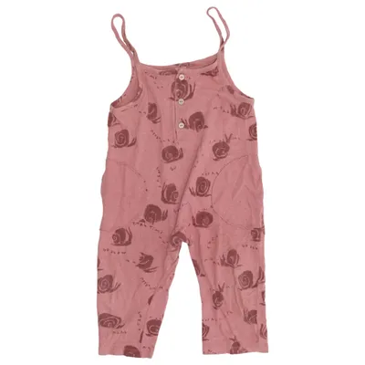 Barboteuse (Rose) de Play Up Lin, Coton biologique