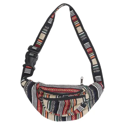 Waist bag (Black, Multicolored) from Fischer`s